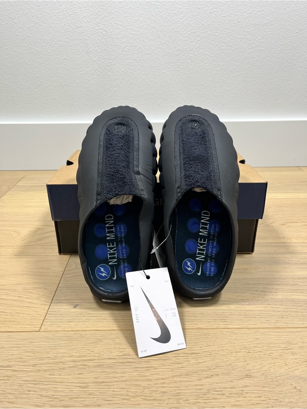 Nike Minds 001 Slides Fragment Black